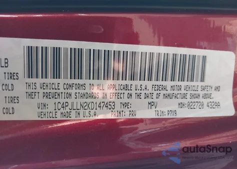 2019 Jeep Cherokee Latitude Plus Fwd from USA, damaged, VIN 1C4PJLLN2KD147453